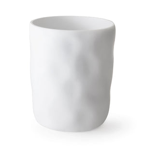 Montecito Bath Accessories White|Waste Basket