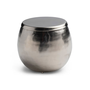 Nile Bath Accessories Silver|Cotton Jar