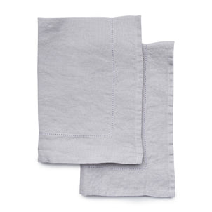 Linen Napkins - Set of 2 Pale Grey (tabletop)