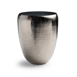 Nile Bath Accessories Silver|Waste Basket