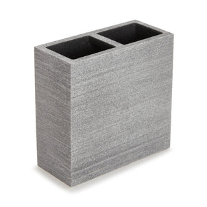 Slate Bath Accessories Grey|Toothbrush Holder
