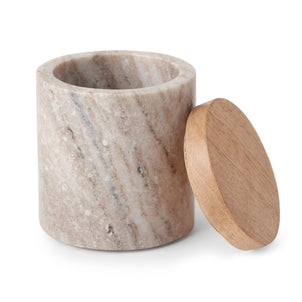 San Marino Bath Accessories Beige|Cotton Jar