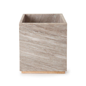 San Marino Bath Accessories Beige|Waste Basket