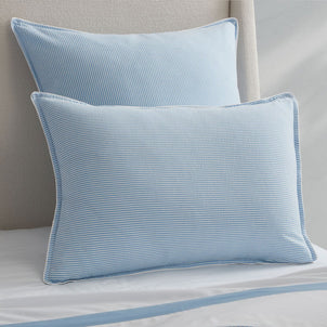 Seersucker Stripe Sham Set of 2 Default