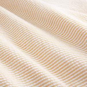Seersucker Stripe Duvet Yellow (Seersucker)