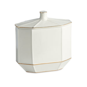 St. Honore Bath Accessories White|Cotton Jar