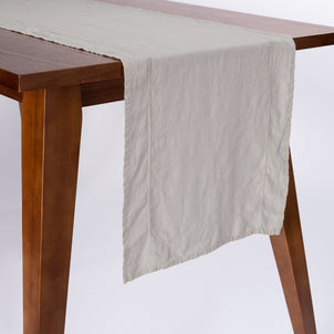 Linen Runner Taupe (tabletop)