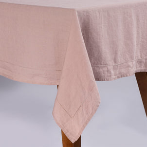 Linen Tablecloth Dusty Pink (tabletop)