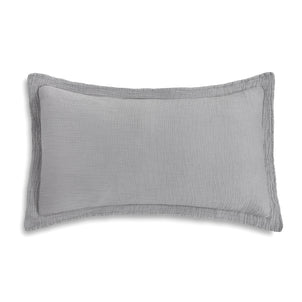 The Fluff Sham Set of 2 Pewter Grey|2 Standard Shams