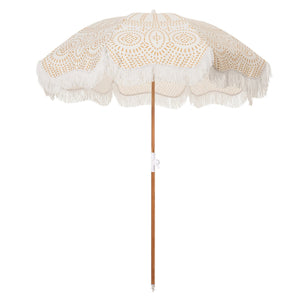 Business & Pleasure Co. The Holiday Beach Umbrella - Eyelet Eyelet