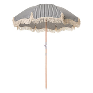 Business & Pleasure Co. The Premium Beach Umbrella - Lauren's Navy Stripe Laurens Navy Stripe
