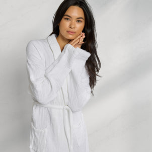 The Slinky Robe White