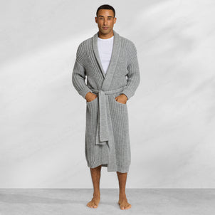 The Alpaca Robe Light Grey