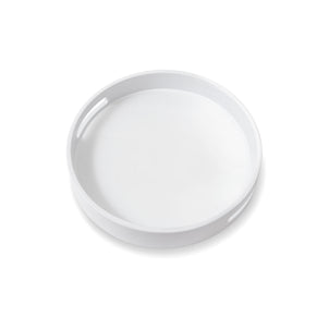 Round Lacca Nesting Trays White/White|Small
