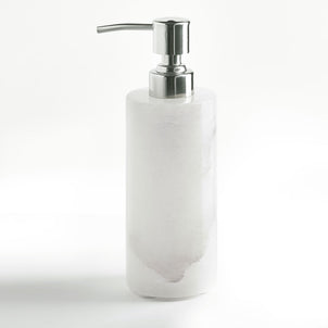 Alabaster Bath Accessories White|Lotion Dispenser