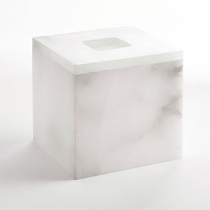 Alabaster Bath Accessories White|Tissue Holder