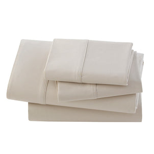 Bamboo Sateen Sheet Set Bisque|king