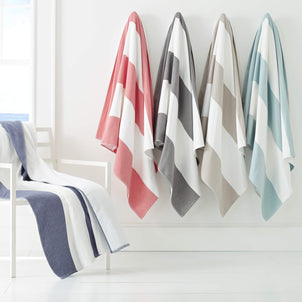 Block Stripe Fouta Beach Towels – Kassatex