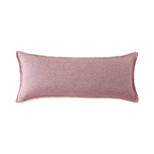 Brentwood Cotton-Wool Throw Pillows Burgundy (Brentwood)|14" x 36"