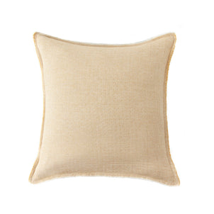 Brentwood Cotton-Wool Throw Pillows Mustard (Brentwood)|20" x 20"