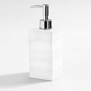 Cabana White Bath Accessories White|Lotion Dispenser