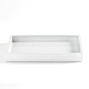 Cabana White Bath Accessories White|Tray