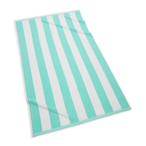 Cabana Stripe Beach Towels Turquoise