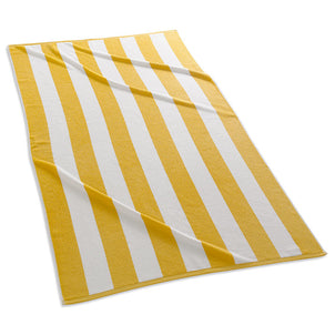 Cabana Stripe Beach Towels Yellow (Cabana)|customizer