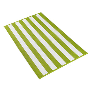 Cabana Stripe Beach Towels Lime Green