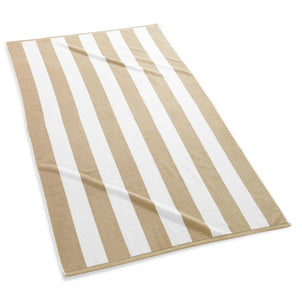 Cabana Stripe Beach Towels Sand