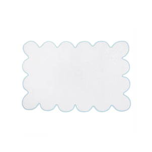 Chairish Bath Mats White / Powder Blue|Customizer