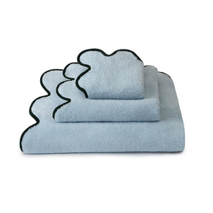 Chairish Towels Blue / Forest Green