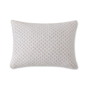 Iris Block Shams Taupe|1 Standard Sham