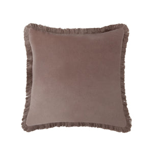 Wellesley Velvet Throw Pillow Covers Taupe|20 x 20