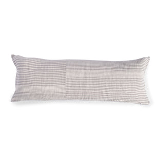 Granada Pillow Cover White / Grey (granada)|14" x 36"