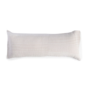 Granada Pillow Cover White / Taupe (granada)|14" x 36"
