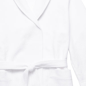 Hotel Diamond Robe White|customizer