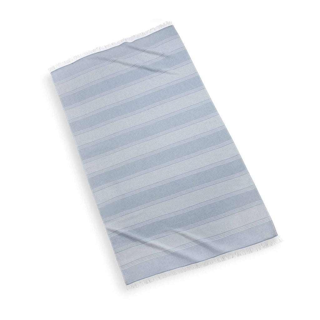2pk Cotton Striped Terry Kitchen Towels Dark Blue - Threshold™