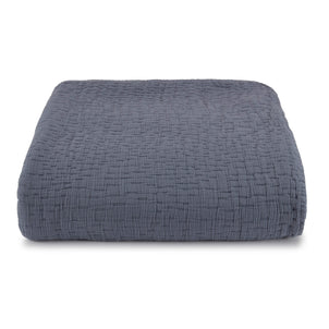 Lafayette Coverlet Washed Indigo