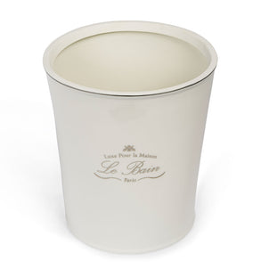 Le Bain Bath Accessories White|Waste Basket