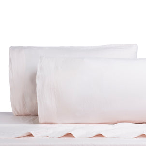 Linen - Bamboo Pillowcase Set of 2 Powder Pink