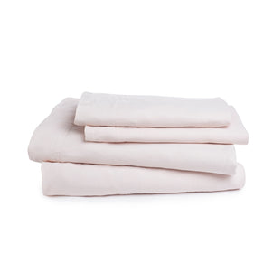Linen - Bamboo Sheet Set Powder Pink|King