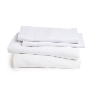 Linen - Bamboo Sheet Set White|Queen