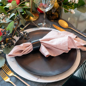 Linen Napkins - Set of 2 Dusty Pink (tabletop)