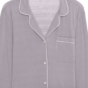 Eberjey Gisele Long PJ Set Dusk / Ivory|customizer