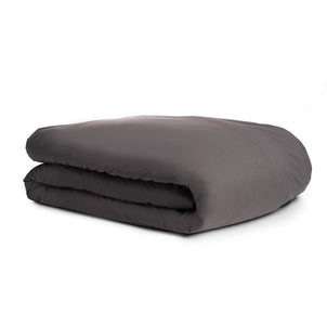 Lorimer Washed Percale Duvet Coal