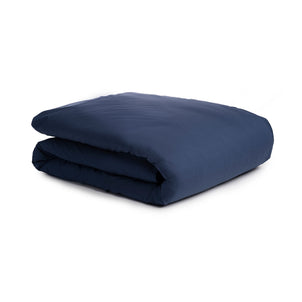 Lorimer Washed Percale Duvet Navy