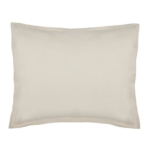 Lorimer Washed Percale Sham Set of 2 oatmeal|2 king shams|Customizer