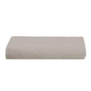 Lorimer Washed Percale Fitted Sheet Dolphin Grey