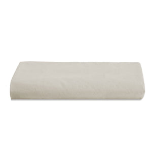 Lorimer Washed Percale Fitted Sheet Oatmeal